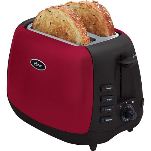 2-Slice Toaster, Metallic Red – KindleCache