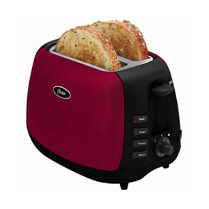 2-Slice Toaster, Metallic Red – KindleCache