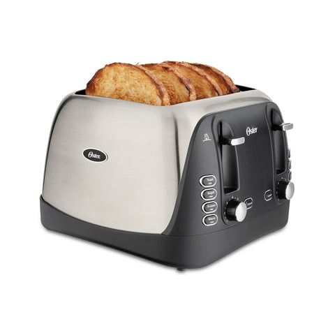 4-Slice Brushed Stainless Steel Toaster